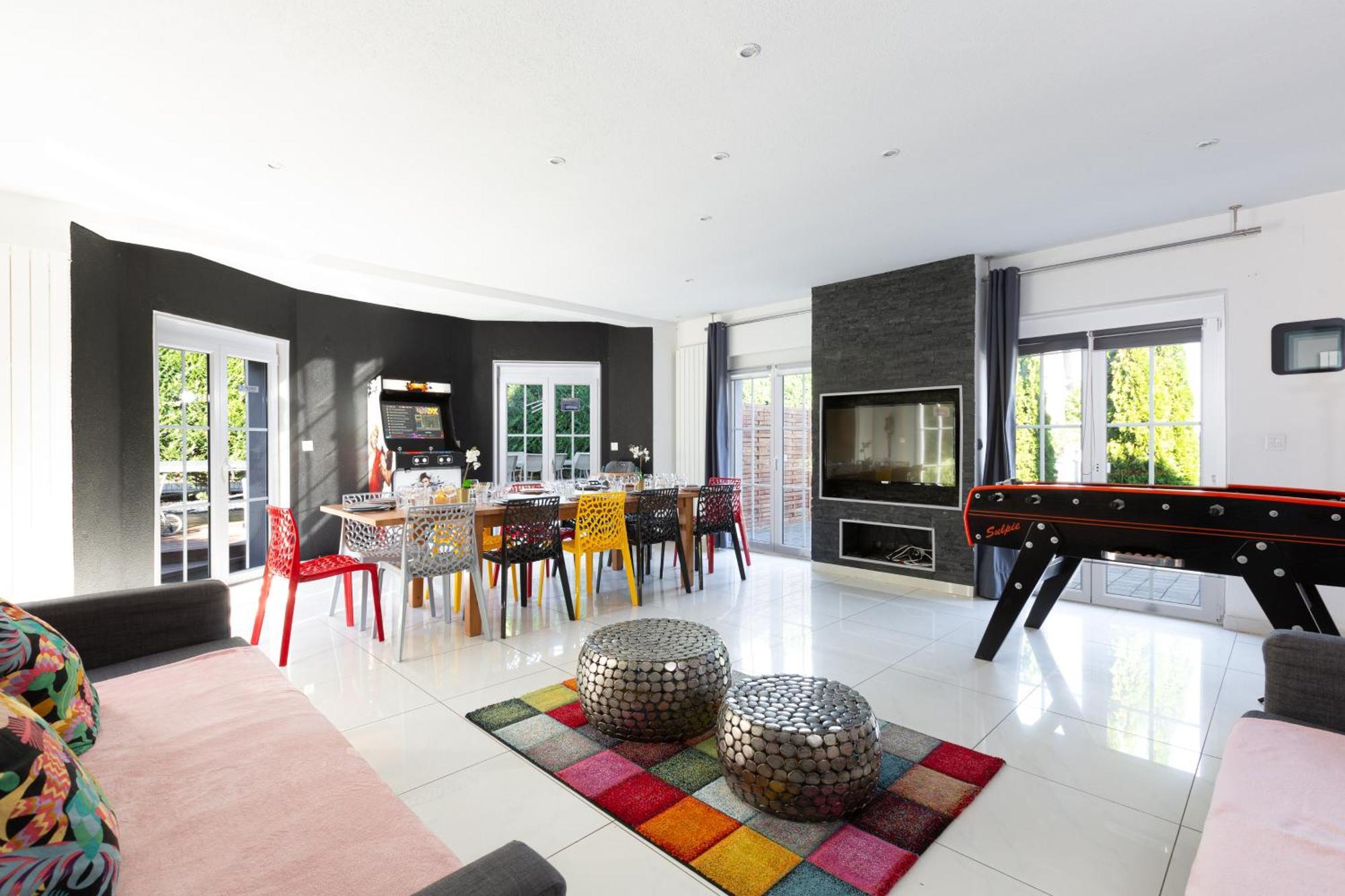Holiday home Strasbourg - Cerf - Prive, Sauna, Borne D'arcade, Babyfoot
