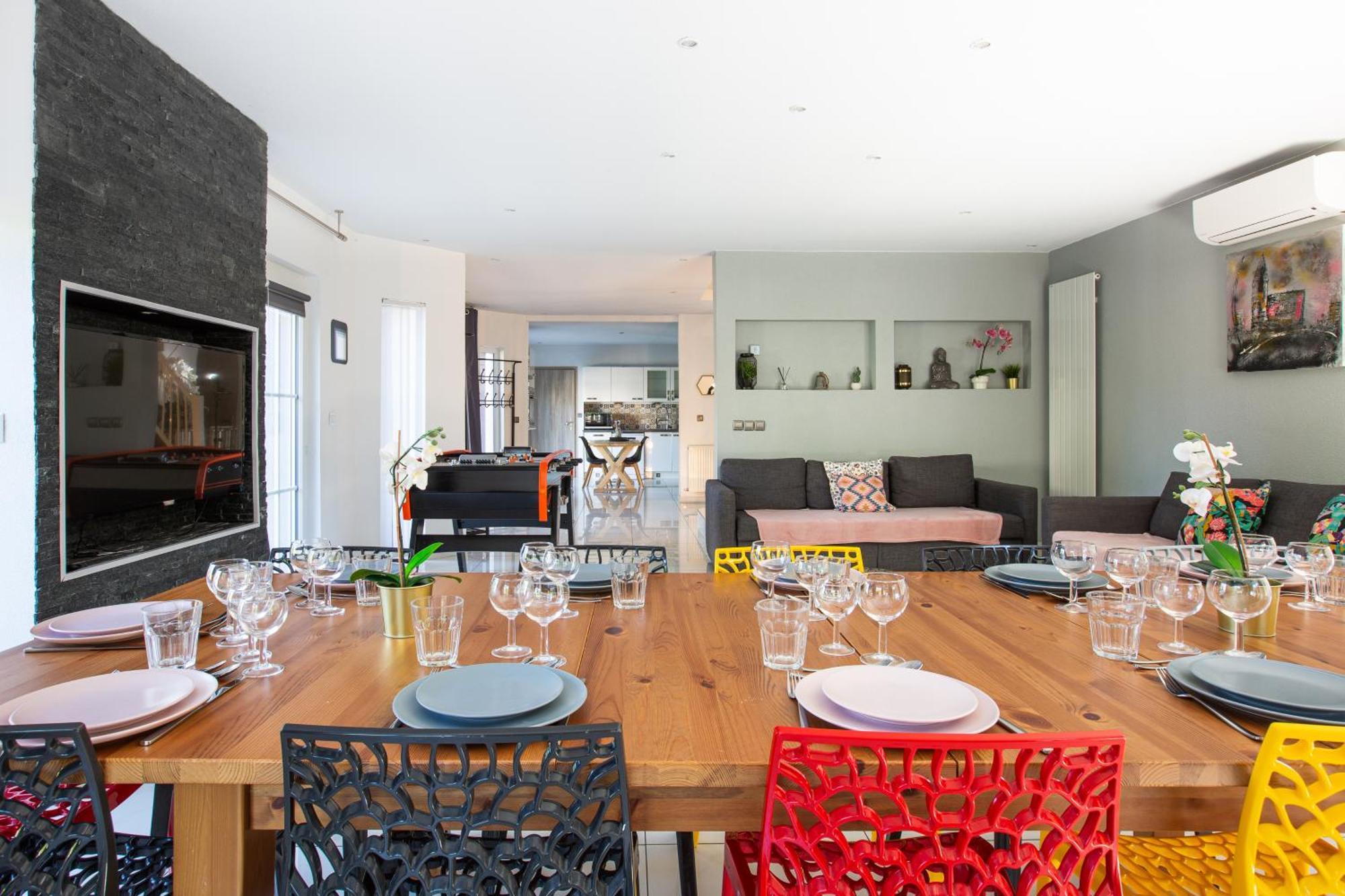 Holiday home Strasbourg - Cerf - Prive, Sauna, Borne D'arcade, Babyfoot *